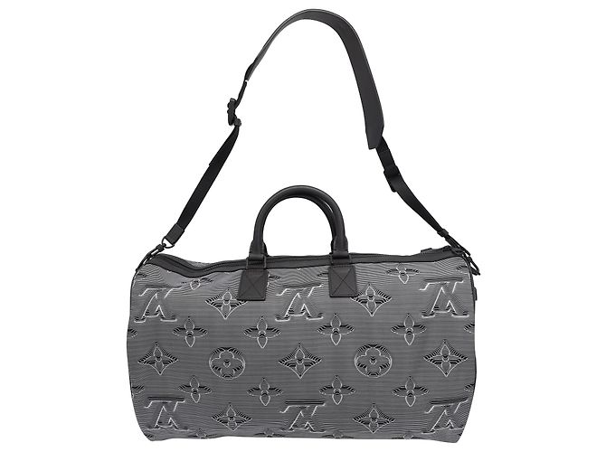 Louis Vuitton Monogram 3D 2054 Reversible Keepall Bandoulière 50 Bag in Multicolor Nylon - view 14