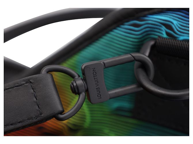 Louis Vuitton Monogram 3D 2054 Reversible Keepall Bandoulière 50 Bag in Multicolor Nylon - view 19