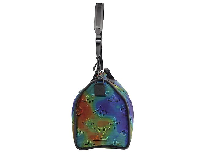 Louis Vuitton Monogram 3D 2054 Reversible Keepall Bandoulière 50 Bag in Multicolor Nylon - view 4