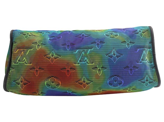 Louis Vuitton Monogram 3D 2054 Reversible Keepall Bandoulière 50 Bag in Multicolor Nylon - view 5