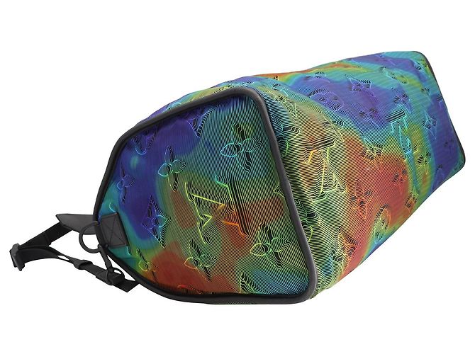 Louis Vuitton Monogram 3D 2054 Reversible Keepall Bandoulière 50 Bag in Multicolor Nylon - view 6