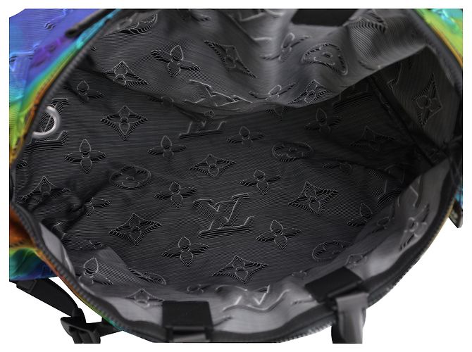 Louis Vuitton Monogram 3D 2054 Reversible Keepall Bandoulière 50 Bag in Multicolor Nylon - view 8