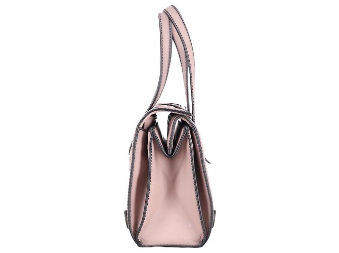 Bottega Veneta Tote Bag con manico foderato in pelle di vitello rosa Marrone Rosso - vista 3