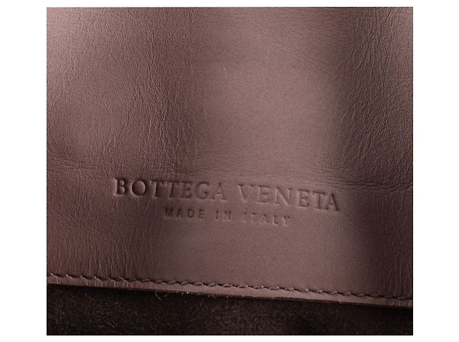 Bottega Veneta Tote Bag con manico foderato in pelle di vitello rosa Marrone Rosso - vista 6