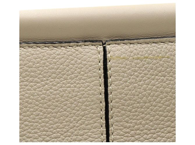 Loewe Cushion Tote Bag in Pelle di vitello Beige Marrone - vista 17
