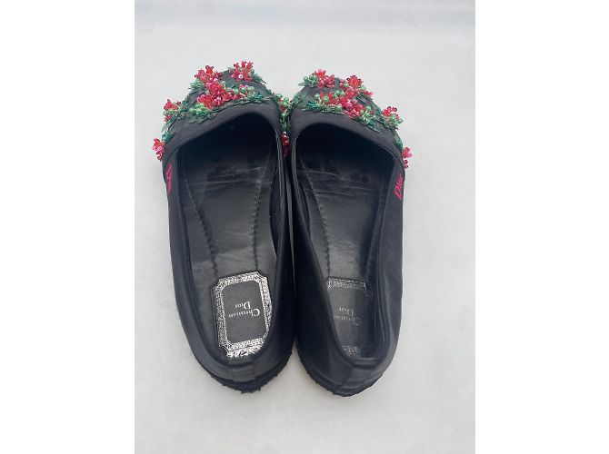 Bailarinas Dior T.EU 36 Tela Negro - vista 6