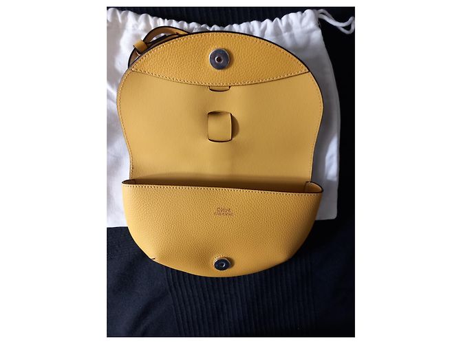 Marsupio Chloé in pelle giallo - vista 4