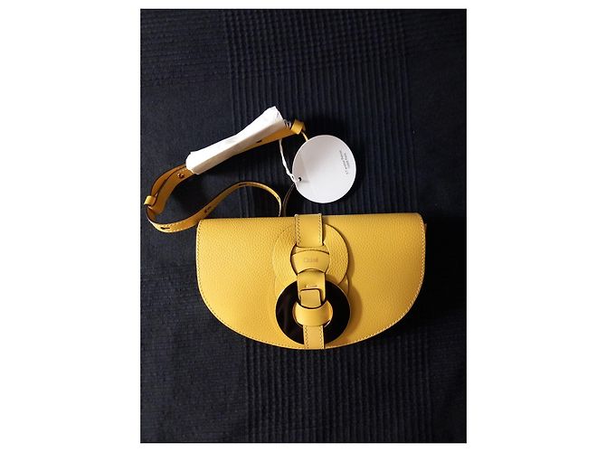 Marsupio Chloé in pelle giallo - vista 5