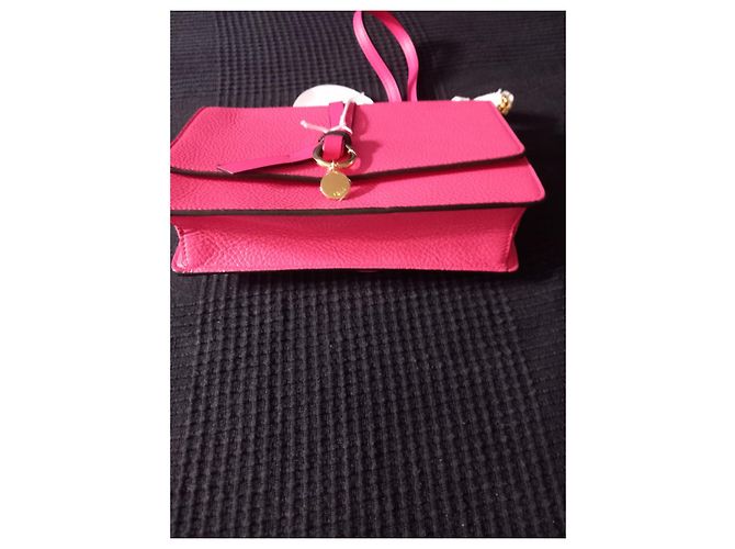 Borsa Chloé in pelle rosa - vista 3