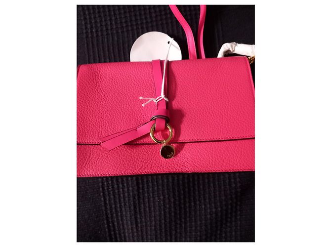 Borsa Chloé in pelle rosa - vista 5
