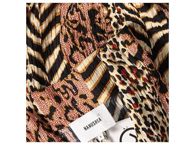 Nanushka Rock mit Leopardenmuster aus Viskose Mehrfarben Leopardenprint - Ansicht 3