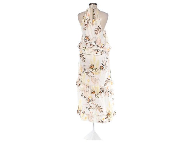 Vestido de flores de algodón Free People Multicolor - vista 2