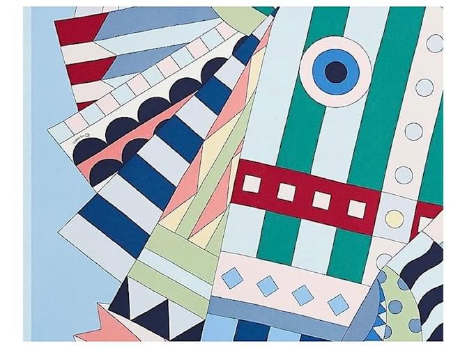 Hermès Ermete : "Cavallo da festa" 90X90 Multicolore - vista 4