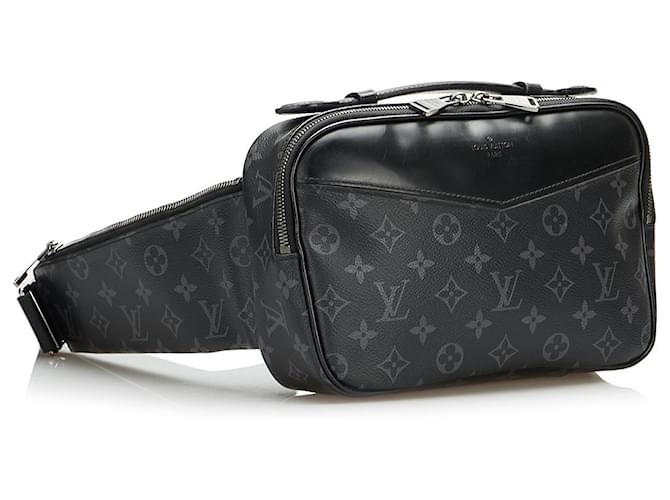 Bumbag Marsupio nero Monogram Eclipse Explorer di Louis Vuitton - vista 2