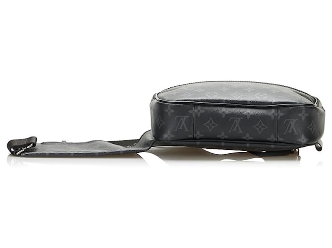 Bumbag Marsupio nero Monogram Eclipse Explorer di Louis Vuitton - vista 4