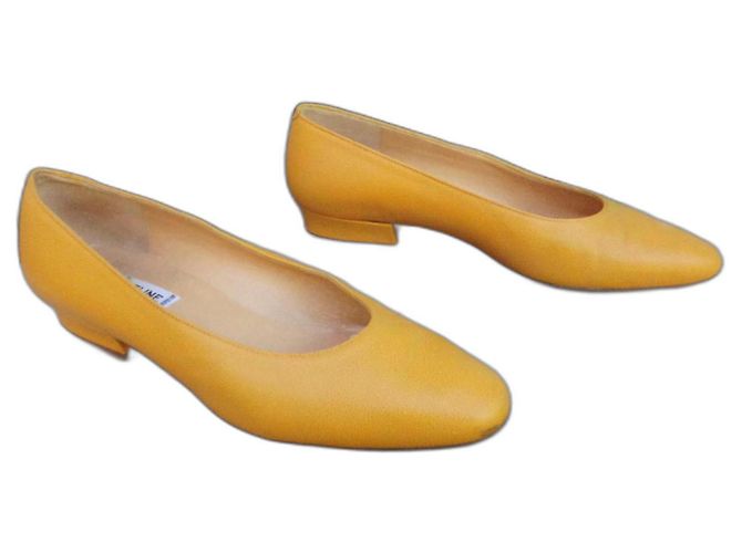 Céline Décolleté vintage p 36 Giallo - vista 2