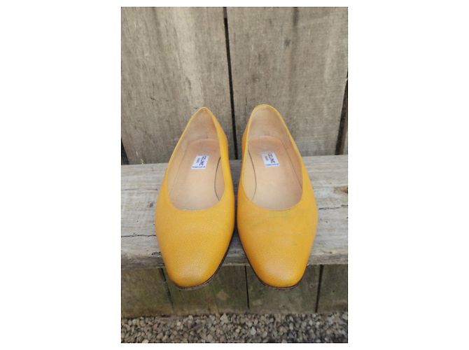 Céline Décolleté vintage p 36 Giallo - vista 5
