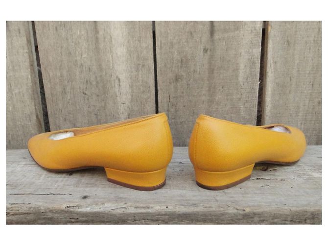 Céline Décolleté vintage p 36 Giallo - vista 6