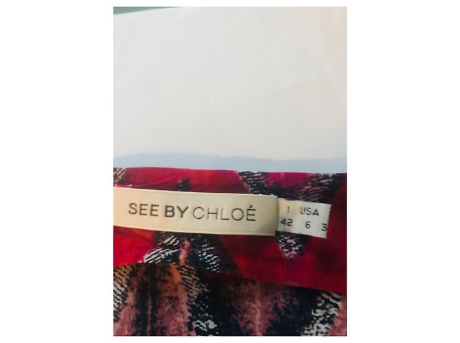 blusa de seda See By Chloé Multicolor - vista 4