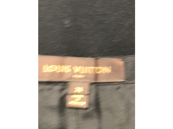 Faldas LOUIS VUITTON T.International S Lana Negro - vista 4