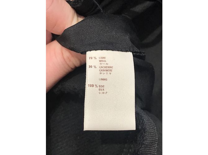 Faldas LOUIS VUITTON T.International S Lana Negro - vista 5