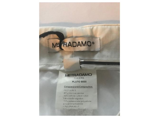 Autre Marque Metradamo-Spitzenhose Weiß - Ansicht 5