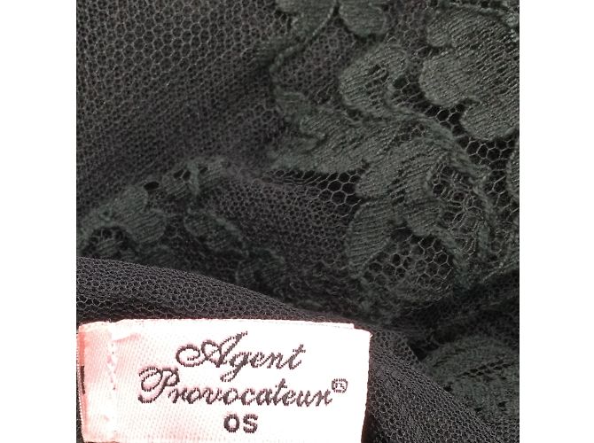 Agent Provocateur Giacca in pizzo kimono nero - vista 4