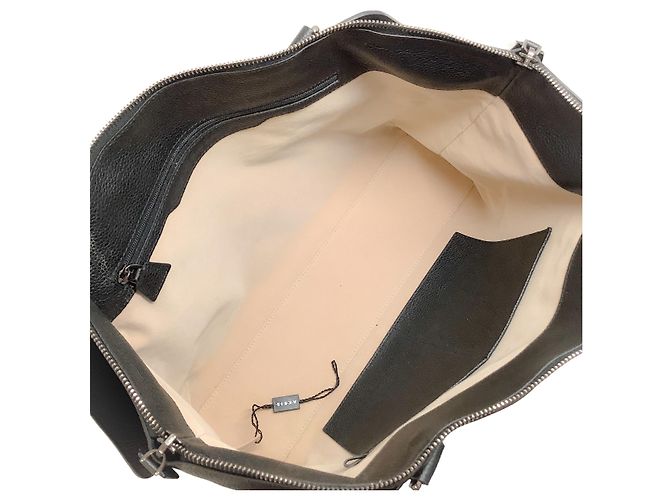 Akris Black Pebbled Leather 2 WAY bag - view 10