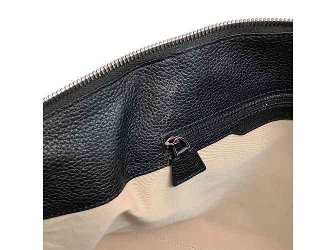 Akris Black Pebbled Leather 2 WAY bag - view 8