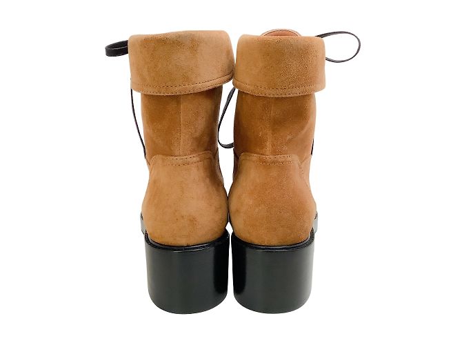 Laurence Dacade Beige Suede Coleen Lace Up Booties - view 5