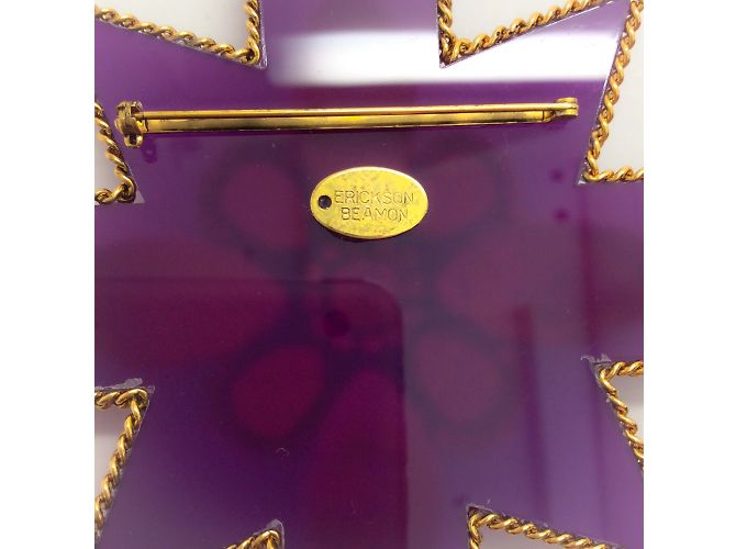 Erickson Beamon Roxo / Broche Blue Girls On Film - vista 6