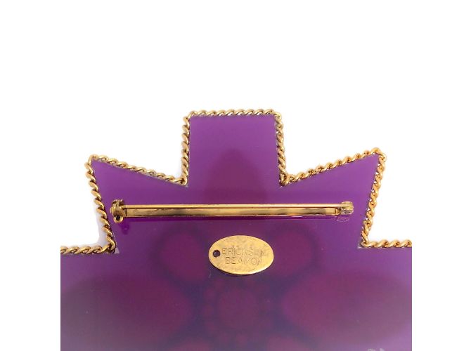 Erickson Beamon Roxo / Broche Blue Girls On Film - vista 8