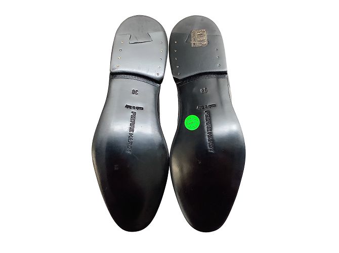 Pierre Hardy Argento / Oxford nere con punta ad ala brogue - vista 8