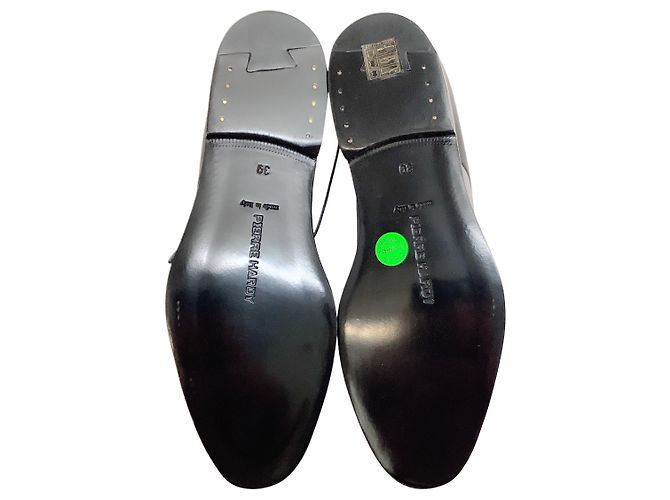 Pierre Hardy Argento / Oxford nere con punta ad ala brogue - vista 9