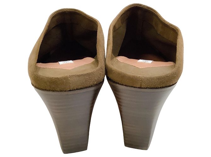 Aquazzura Camoscio Alghe Matisse 70 Mules/Slides - vista 5