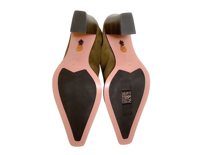Aquazzura Camoscio Alghe Matisse 70 Mules/Slides - vista 7