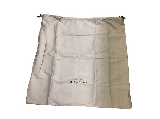 Alexis Bittar Brown / Pochette angolare con stampa serpente e hardware dorato Marrone - vista 12