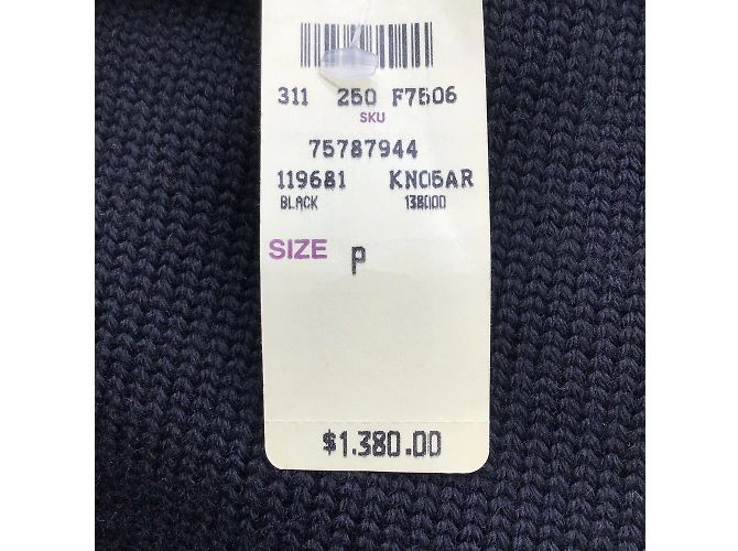 Andrew Gn Schwarzer, mit Perlen verzierter Kaschmir-Strickpullover - Ansicht 6