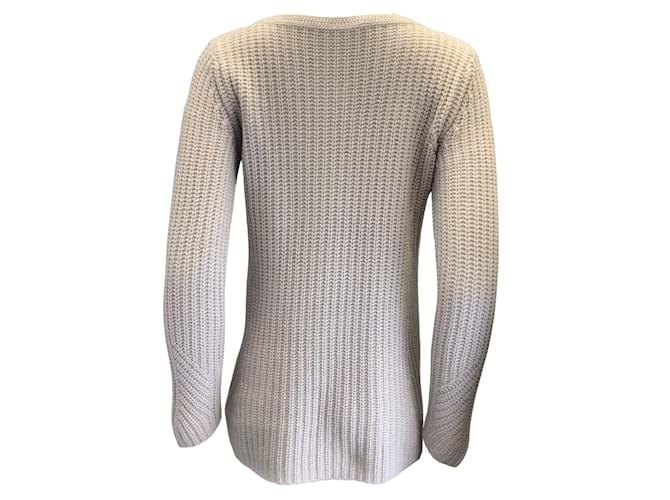 Iris von Arnim Iris von Armin Grauer langärmliger Kaschmir-Strickpullover - Ansicht 3