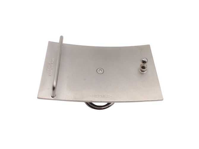 Hermès Hermes Palladium Silber Collier de Hermes Gürtelschnalle - Ansicht 2