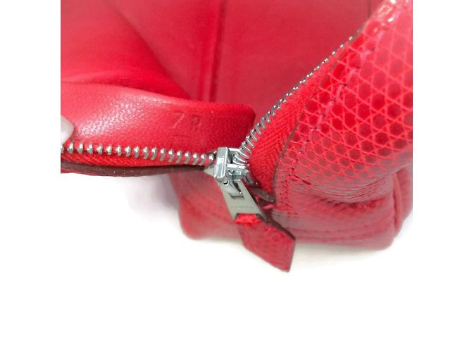 Hermès Plume 20 2006 Cartella Rouge Veranus Niloticus Rosso - vista 10