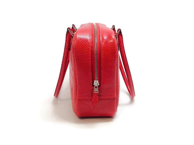 Hermès Plume 20 2006 Cartella Rouge Veranus Niloticus Rosso - vista 4