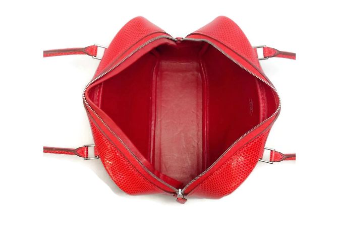 Hermès Plume 20 2006 Cartella Rouge Veranus Niloticus Rosso - vista 8
