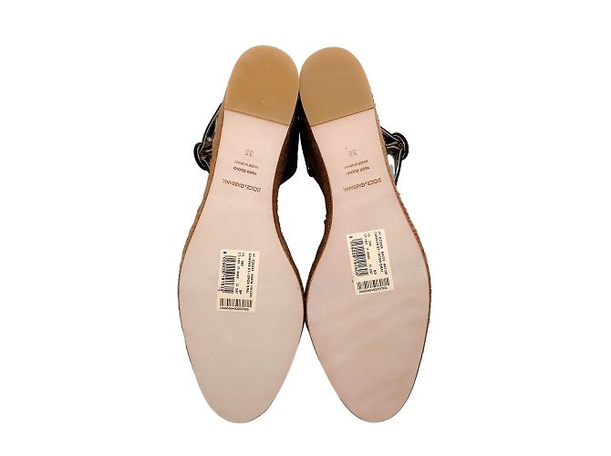 Zeppe espadrillas leopardate marroni di Dolce & Gabbana - vista 7
