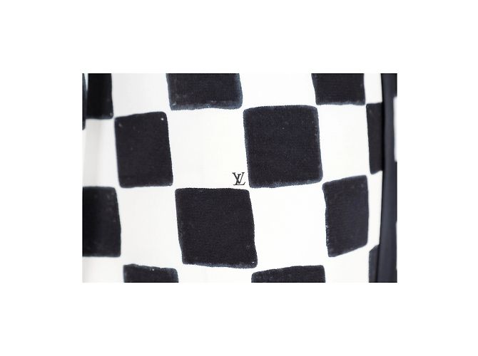 Abito Louis Vuitton a scacchi e pois Bianco - vista 5