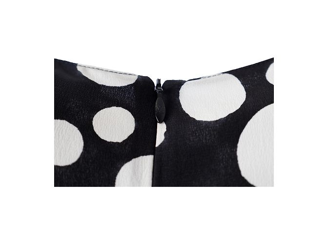 Abito Louis Vuitton a scacchi e pois Bianco - vista 6
