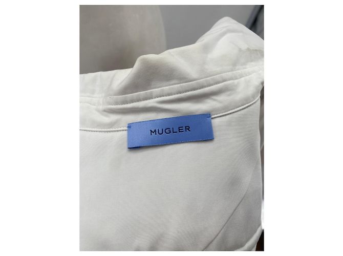 Thierry Mugler Mugler tops T.FR 40 Algodón Blanco - vista 6