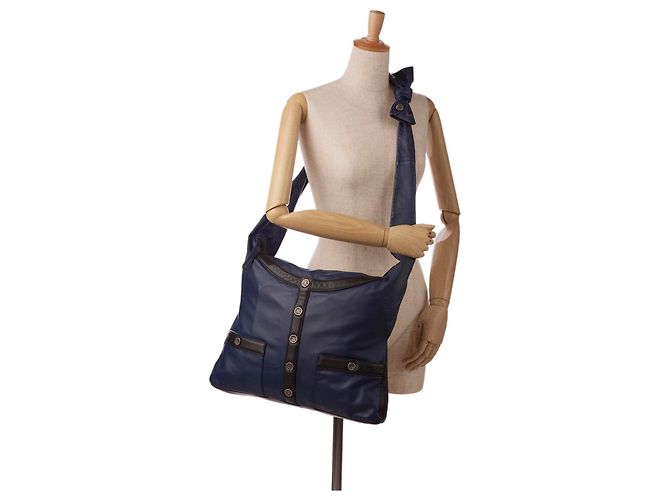 Girl Borsa a tracolla Chanel ragazza blu Blu navy - vista 11