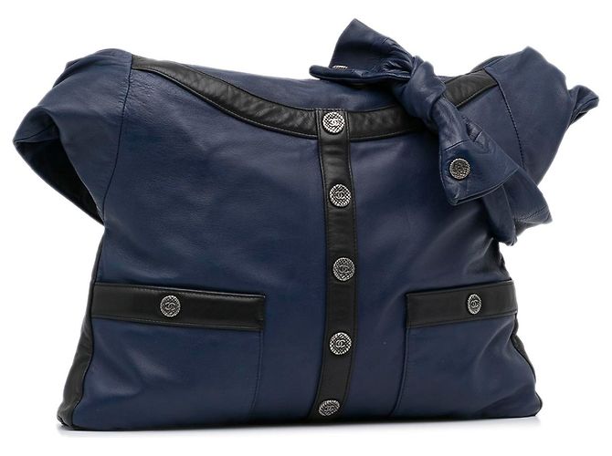 Girl Borsa a tracolla Chanel ragazza blu Blu navy - vista 2