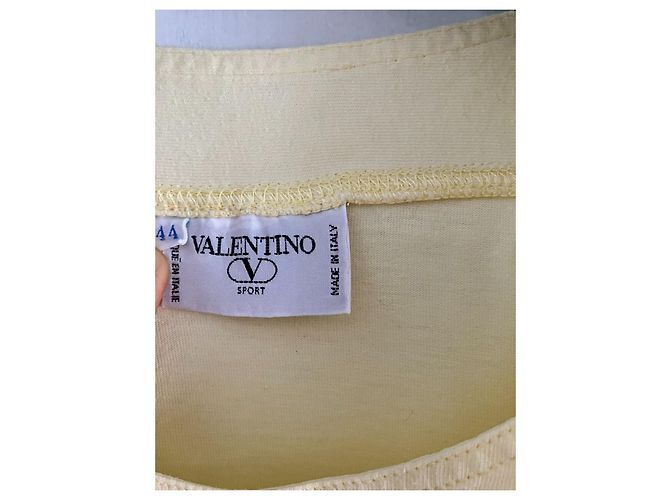 Camiseta de algodón amarilla Valentino Garavani Amarillo - vista 3